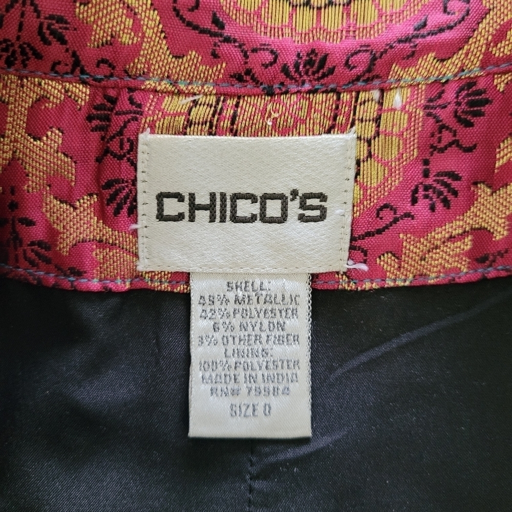 Chicos patchwork blazer jacket - Picture 3 of 8